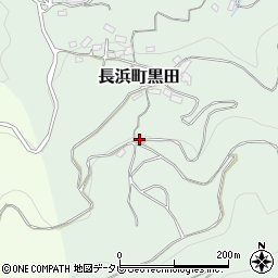 愛媛県大洲市長浜町黒田乙周辺の地図