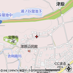 福岡県飯塚市津原923-1周辺の地図
