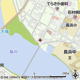 愛媛県大洲市長浜甲302周辺の地図