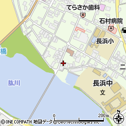 愛媛県大洲市長浜甲292周辺の地図