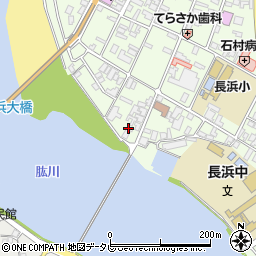 愛媛県大洲市長浜甲304周辺の地図