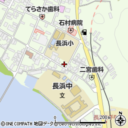 愛媛県大洲市長浜甲207周辺の地図