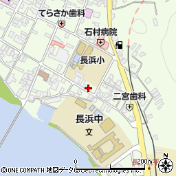 愛媛県大洲市長浜甲206周辺の地図