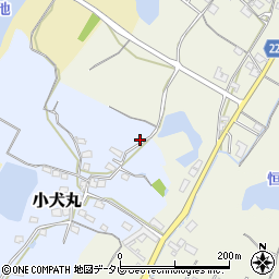 福岡県豊前市小犬丸周辺の地図