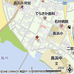 愛媛県大洲市長浜甲232周辺の地図