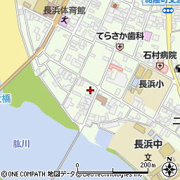 愛媛県大洲市長浜甲357周辺の地図