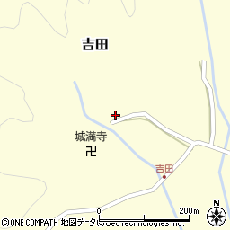 徳島県海部郡海陽町吉田西沢周辺の地図