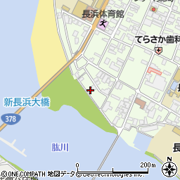 愛媛県大洲市長浜甲321周辺の地図