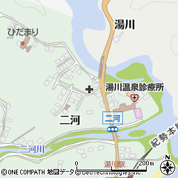 和歌山県東牟婁郡那智勝浦町二河58周辺の地図