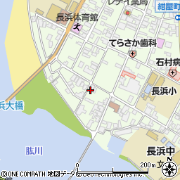 愛媛県大洲市長浜甲351周辺の地図