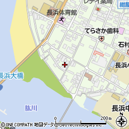 愛媛県大洲市長浜甲348周辺の地図