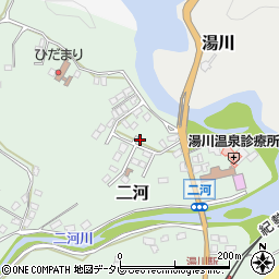 和歌山県東牟婁郡那智勝浦町二河36-2周辺の地図