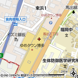 クリスタルネイルゆめタウン博多店周辺の地図