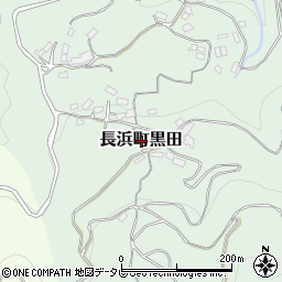 愛媛県大洲市長浜町黒田周辺の地図