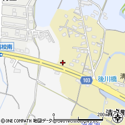 福岡県豊前市清水町227周辺の地図