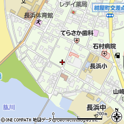 愛媛県大洲市長浜甲278周辺の地図