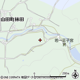 高知県香美市土佐山田町林田周辺の地図