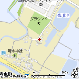 福岡県豊前市沓川745周辺の地図