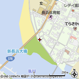 愛媛県大洲市長浜甲324周辺の地図
