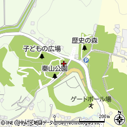 香美市役所　秦山公園管理棟周辺の地図