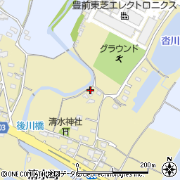 福岡県豊前市沓川783周辺の地図