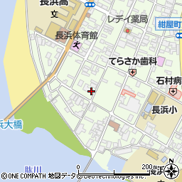 愛媛県大洲市長浜甲507周辺の地図