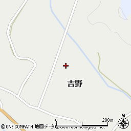 徳島県海部郡海陽町吉野東地周辺の地図