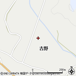 徳島県海陽町（海部郡）吉野（東地）周辺の地図