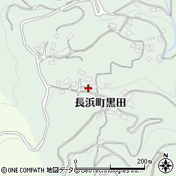 愛媛県大洲市長浜町黒田153周辺の地図