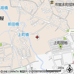 福岡県豊前市八屋947周辺の地図
