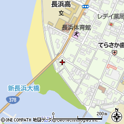 愛媛県大洲市長浜甲523周辺の地図