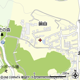 高知県香美市土佐山田町前山周辺の地図