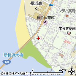 愛媛県大洲市長浜甲522周辺の地図
