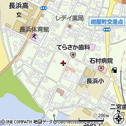 伊予銀行長浜支店 ＡＴＭ周辺の地図