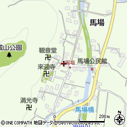 福岡県豊前市馬場847周辺の地図