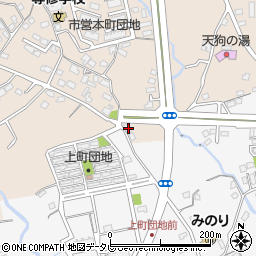 福岡県豊前市八屋1589周辺の地図