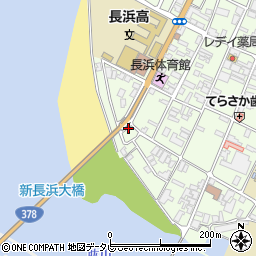 愛媛県大洲市長浜525周辺の地図