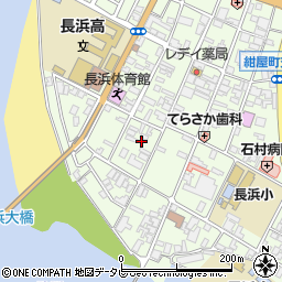 愛媛県大洲市長浜甲372周辺の地図