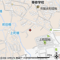 福岡県豊前市八屋962周辺の地図