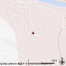 愛媛県上浮穴郡久万高原町上黒岩1955周辺の地図