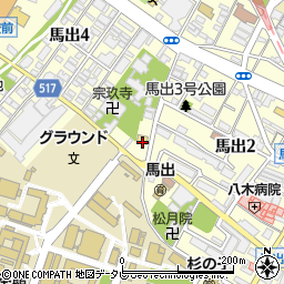 セブンイレブン福岡馬出４丁目店周辺の地図