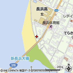 愛媛県大洲市長浜1033周辺の地図