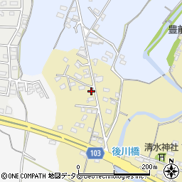 福岡県豊前市清水町234-4周辺の地図