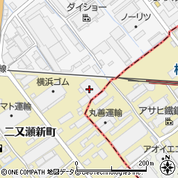園田陸運株式会社　福岡二又瀬センター周辺の地図