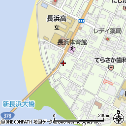 愛媛県大洲市長浜甲543周辺の地図