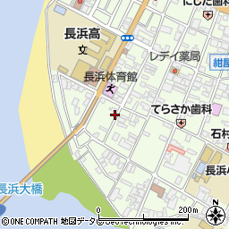 愛媛県大洲市長浜甲498周辺の地図