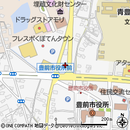 ファミリーマート豊前市役所前店周辺の地図