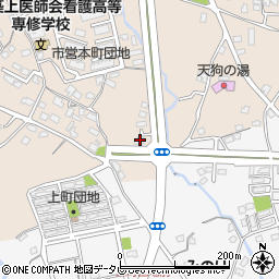 福岡県豊前市八屋1615周辺の地図