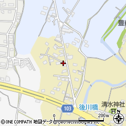 福岡県豊前市清水町234周辺の地図
