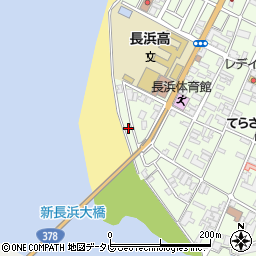 愛媛県大洲市長浜1033-7周辺の地図